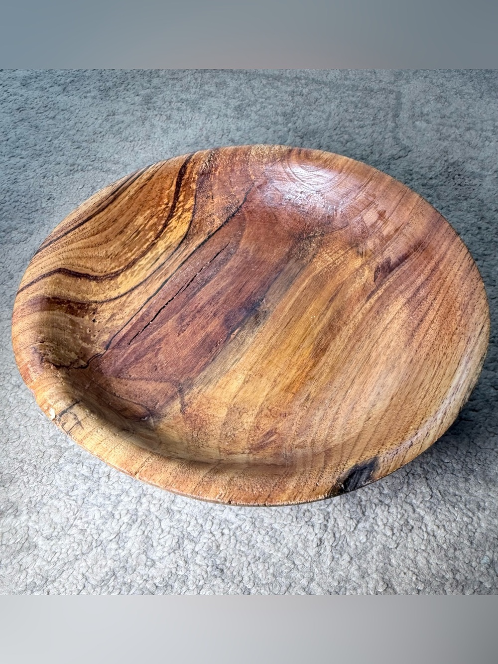 Handcrafted Wooden Oak Serving Decorative Decor Bowl